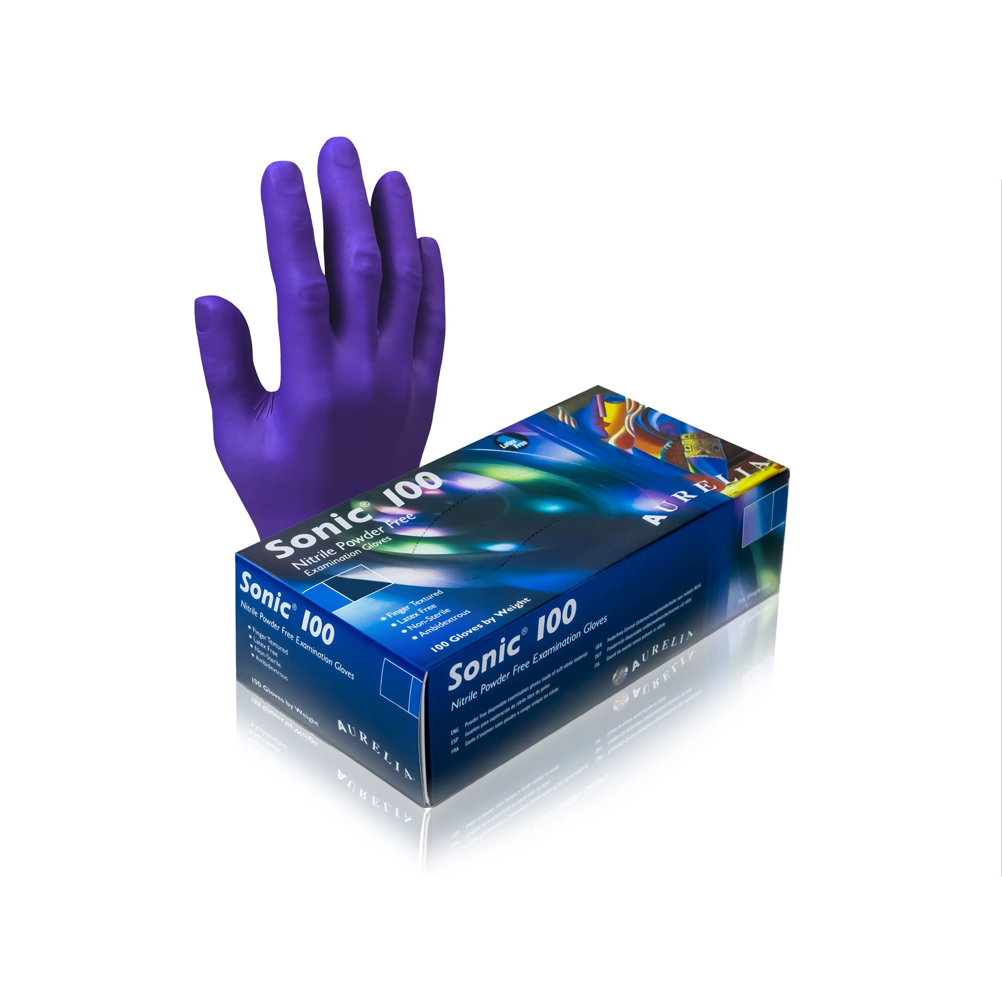 Medium Blue Powder Free Nitrile Gloves 1000 Pack