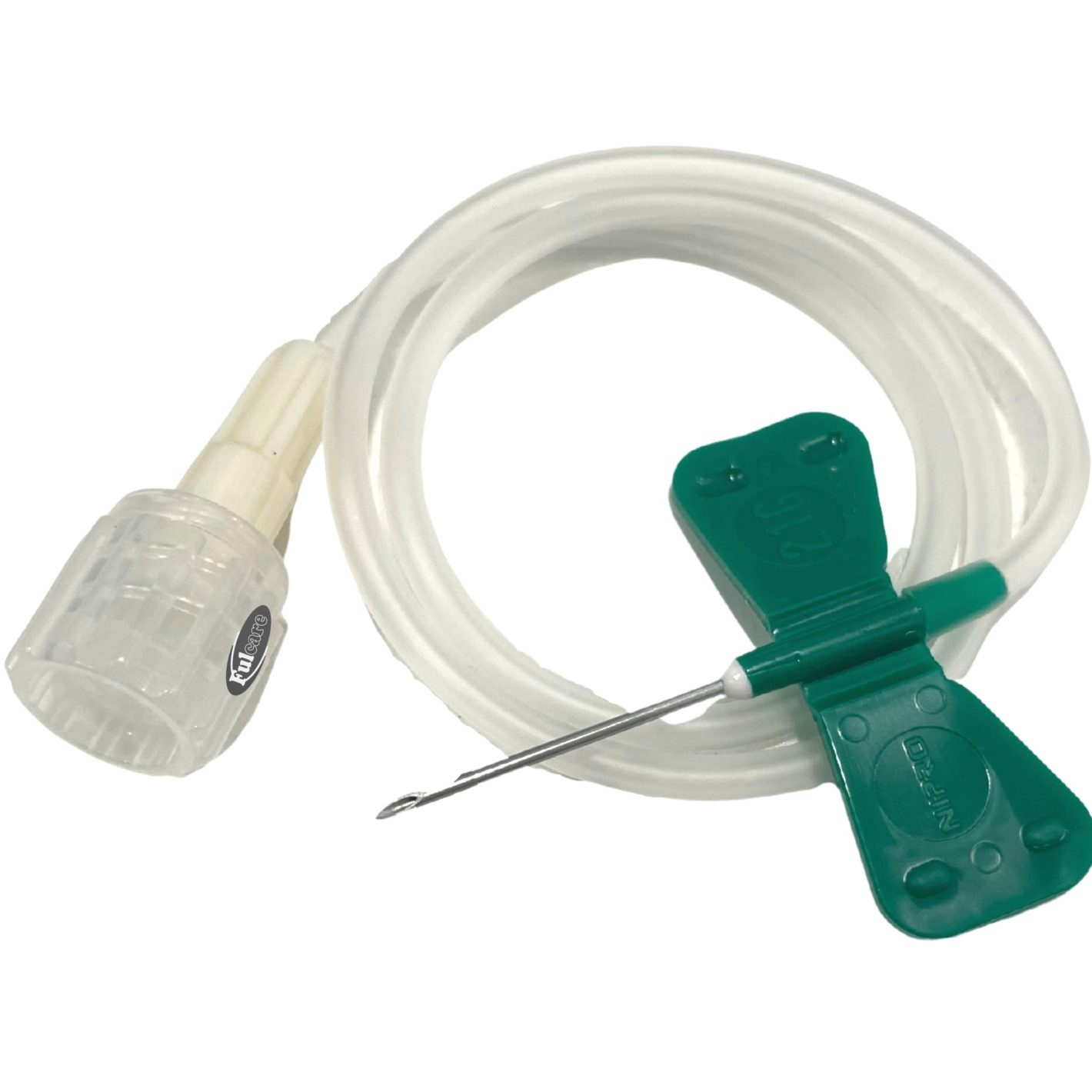 Butterfly Needle 21G Green With 300mm Tubing 50 Pack