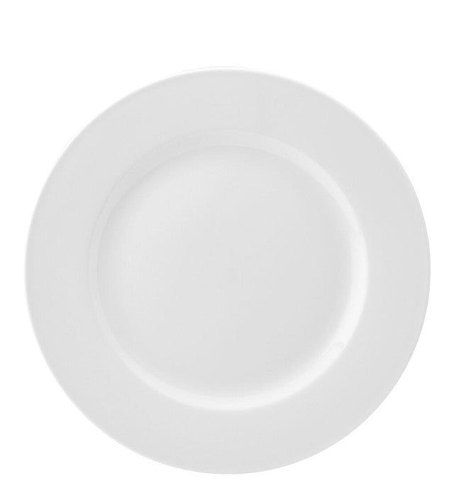 Utopia Pure White Wide Rim Plate 11.5" 29cm 18 Pack