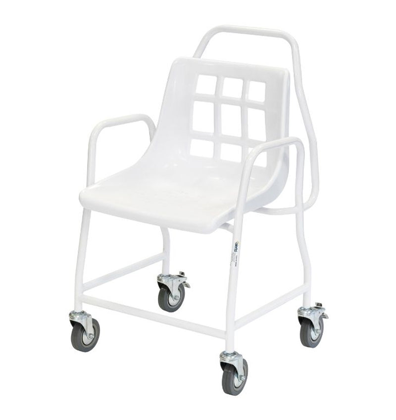 Shower Chair With Wheels And Arms No Height Adjust