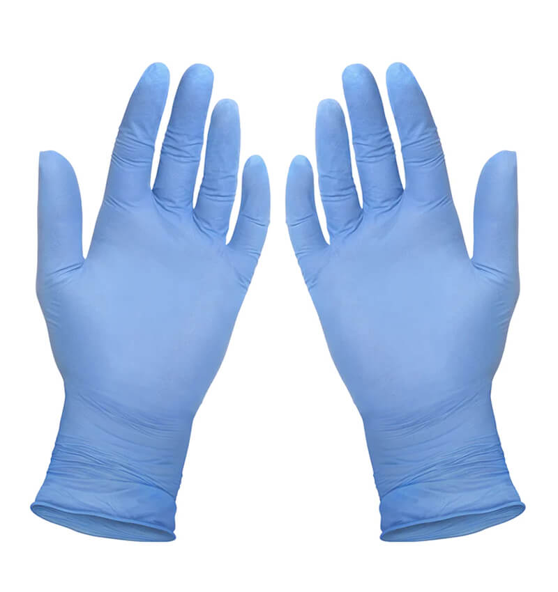 Sterile Blue Nitrile Gloves Powder Free Small 50 Pairs