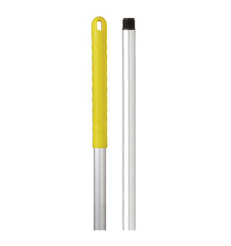 Yellow Steel Broom And Mop Handle 135cm
