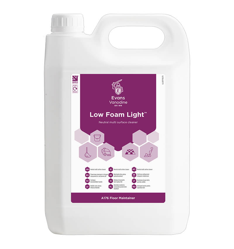 Evans Low Foam Light Scrubber Drier Detergent 5ltr 2 Pack