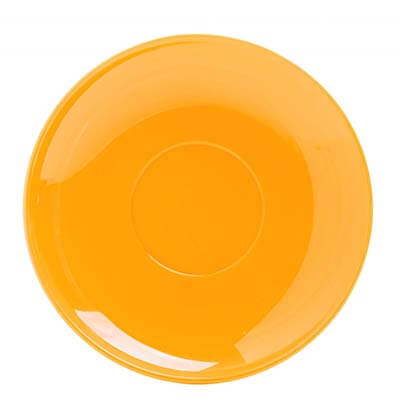 Harfield Polycarbonate Tea Saucer Yellow