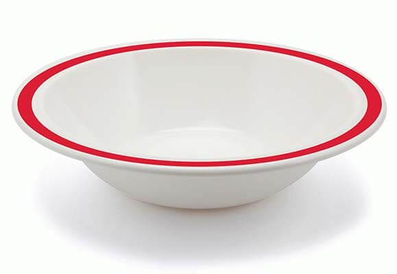 Harfield Polycarbonate Duo Bowl 17.3cm Red
