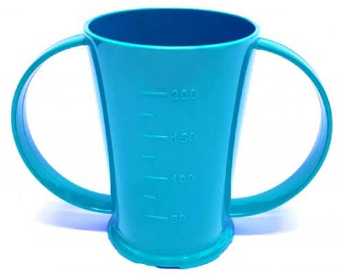 Harfield Polycarbonate 2 Handled Beaker Blue