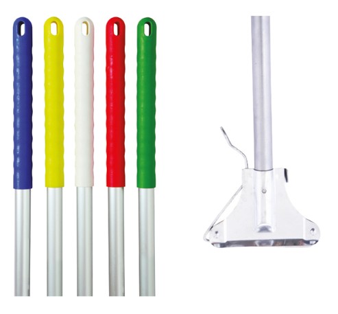 Green Kentucky Coloured Mop Handle And Clip