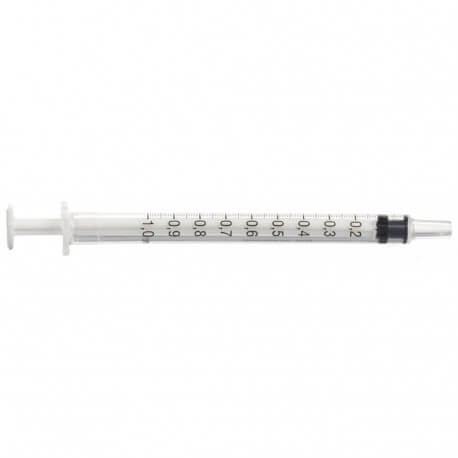 Luer Slip Syringe 1ml 120 Pack