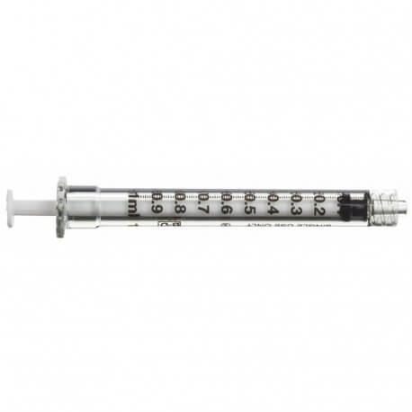Luer Lok Syringe 1ml 100 Pack