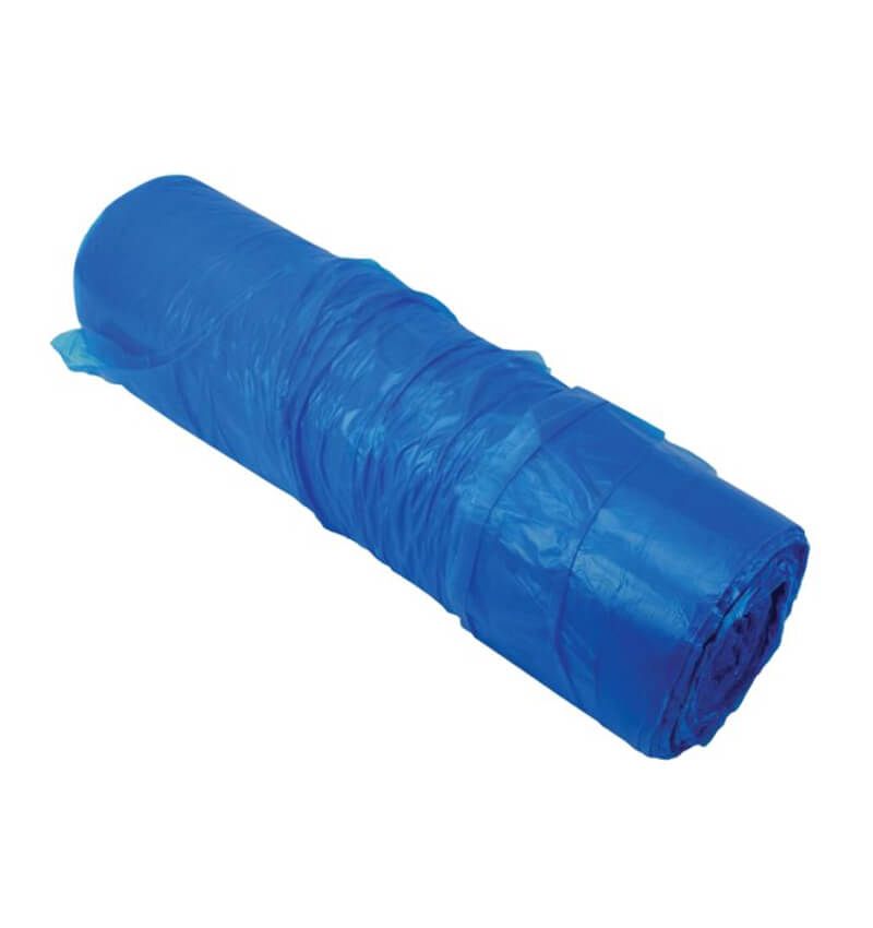 Blue Disposable Polythene Apron On A Roll 200 Aprons 5 Pack