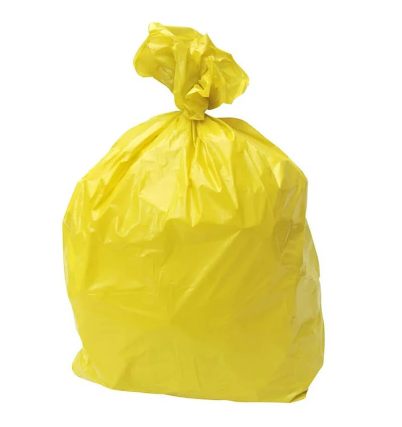 Medium Duty Yellow Refuse Sack 200 Pack