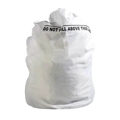 White Safeknot Laundry Bag