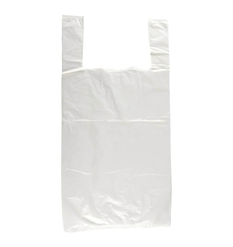 Heavy Duty White Carrier Bag 11 x 17 x 21 1000 Pack