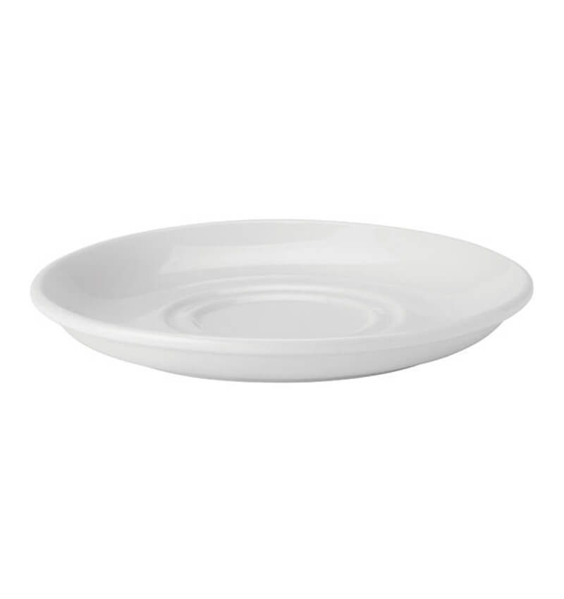 6 Pack Utopia Pure White Double Wall Saucer 6 Inch 15cm