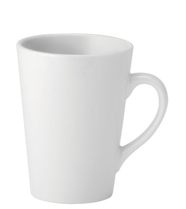6 Pack Utopia Pure White Latte Mug 12oz 34cl