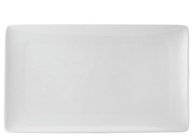 6 Pack Utopia Pure White Rectangular Plate 210 x 350mm