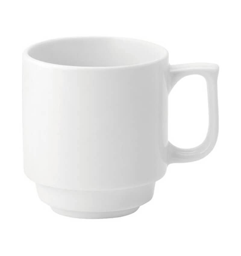 Utopia Pure White Stacking Mug 10oz 28cl 36 Pack