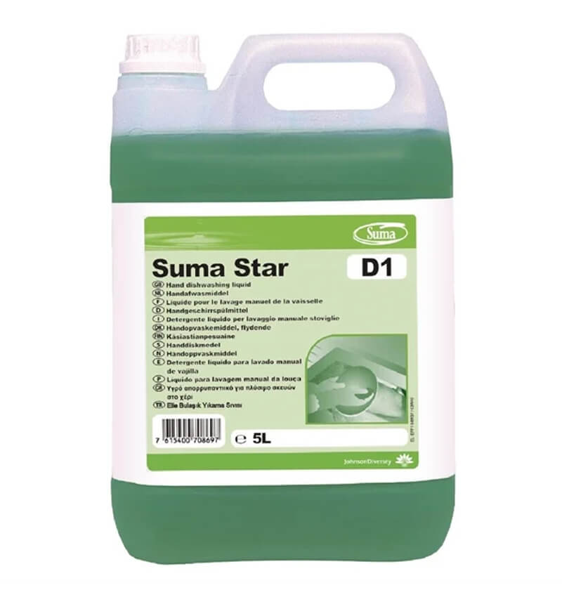 Suma D1 Washing Up Liquid 5Ltr Concentrate 2 Pack