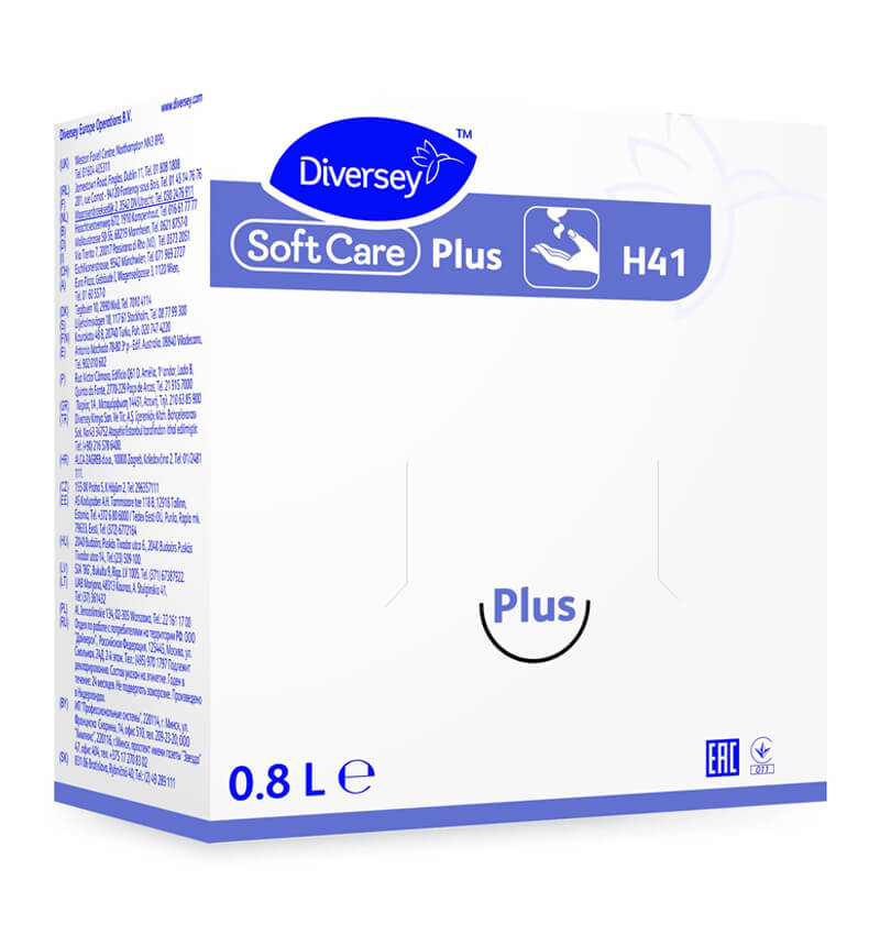 Diversey H41 Soft Care Bac Handsoap 800ml 6 Pack