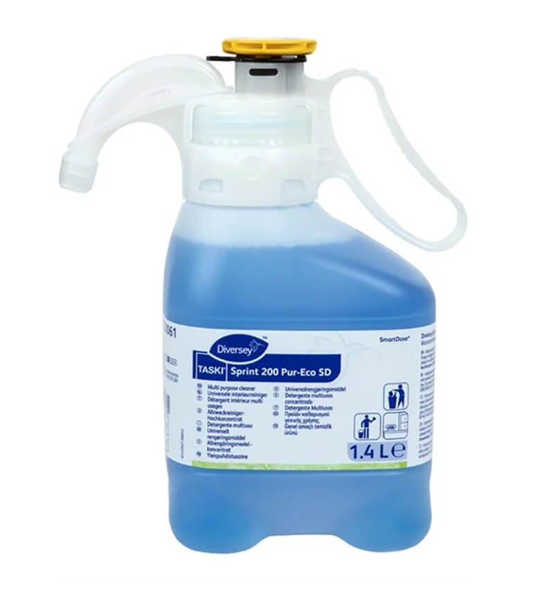 Diversey Sprint 200 Multi Surface Cleaner Concentrate 1.4Ltr Smart Dose Super Concentrate