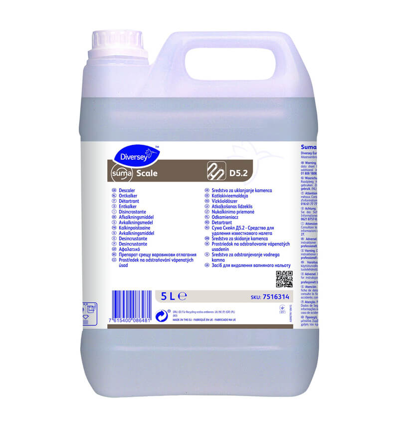 Diversey D5.2 Limescale Descaler 5Ltr Concentrate