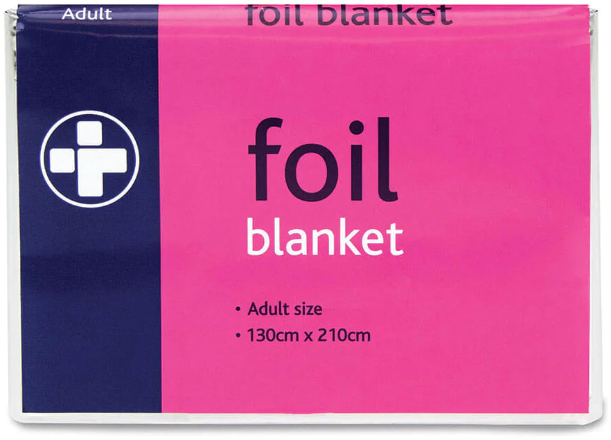 Emergency Foil Blanket Adult 130cm x 210cm