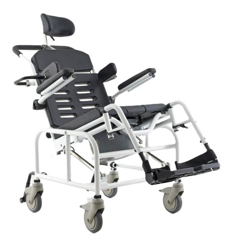 Alerta Aqua Tilt-In-Space Hi Lo Shower Commode Chair