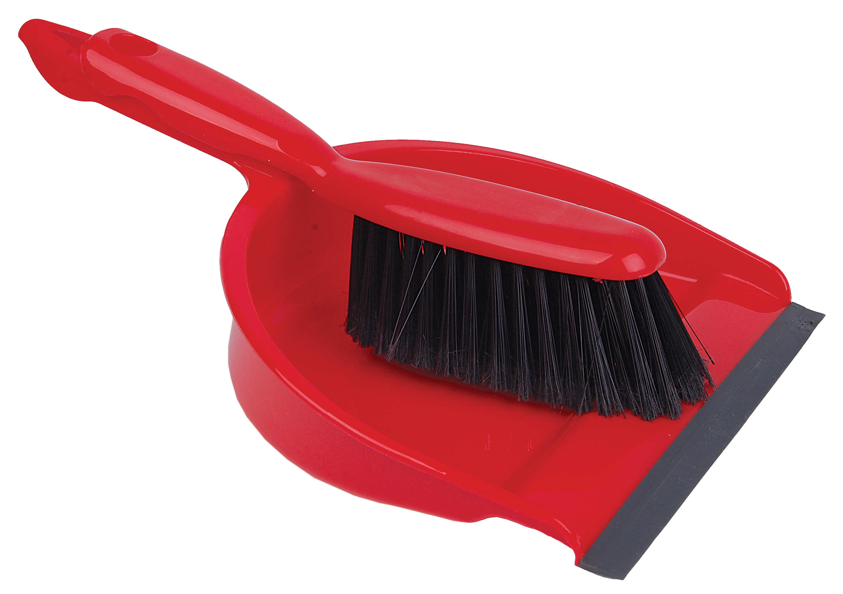 Red Dustpan And Brush Set