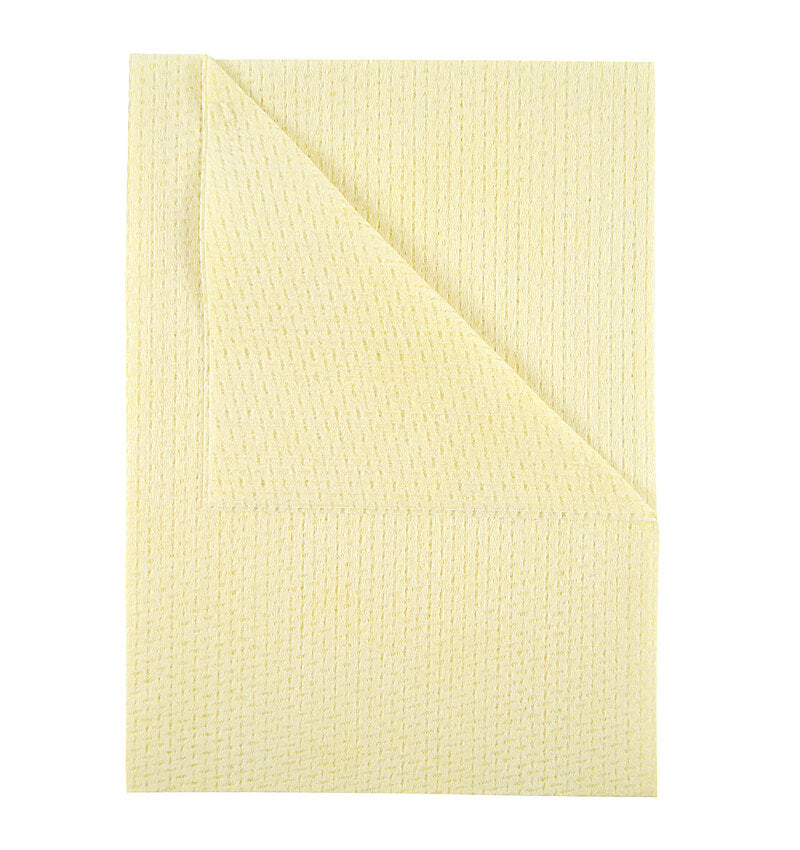 Yellow Velette Cloth 25 Pack (Economy Lavette Cloth)