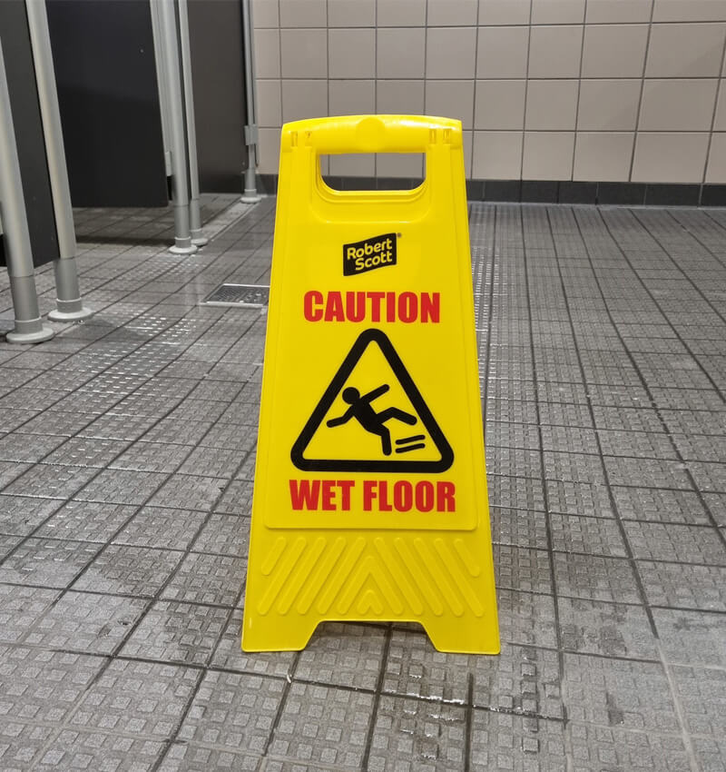 Cleaning In Progress Wet Floor Sign