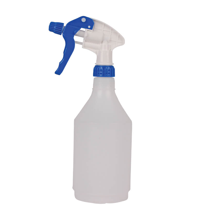 Blue Coloured Head Empty Trigger Bottle 750ml