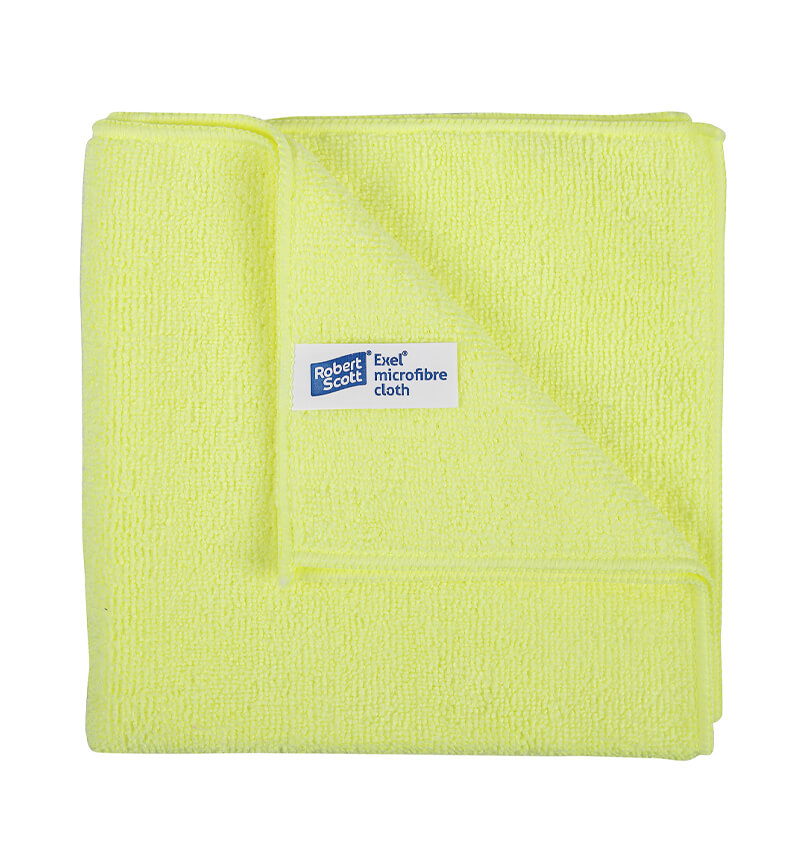 Microfibre Cloth Yellow 10 Pack