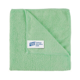 Microfibre Cloth Green 10 Pack