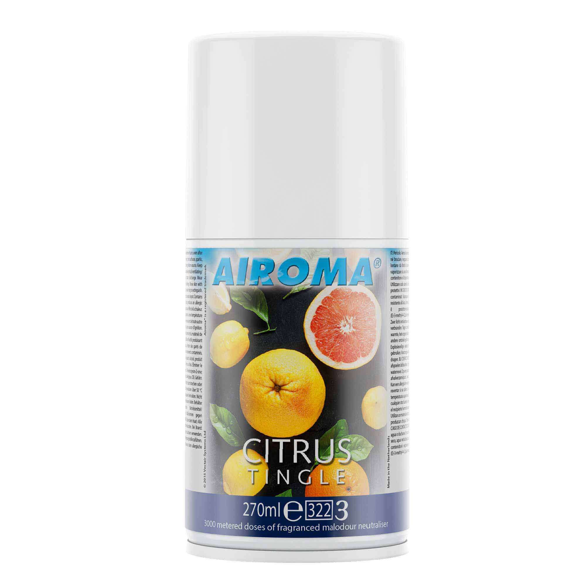 Airoma Air Freshener Refills 270ml Citrus Tingle