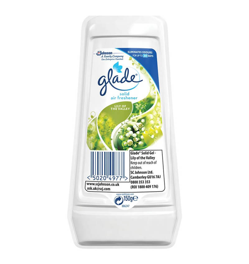 Glade Solid Lily Of The Valley 150g 8 Pack