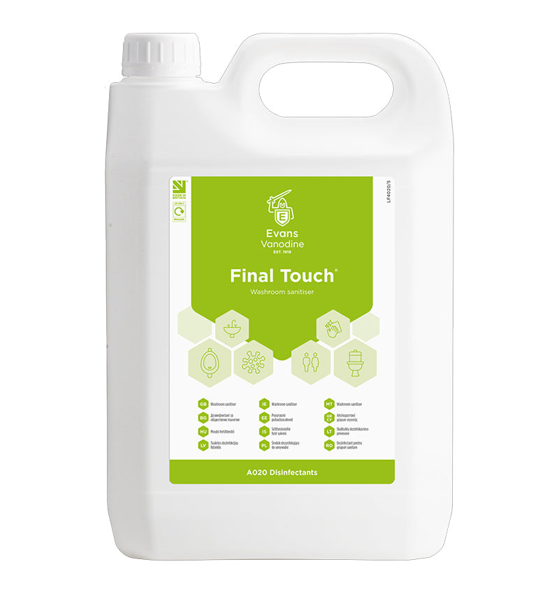 Evans Final Touch Washroom Cleaner 5Ltr 2 Pack