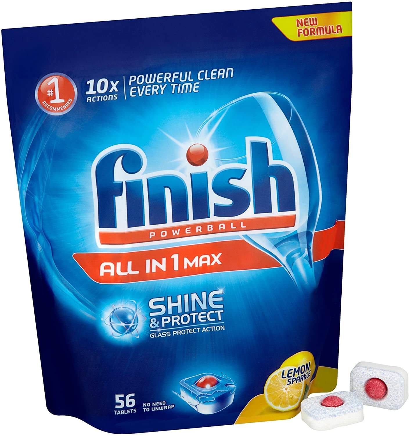 Finish All In 1 Dishwasher Tablets 56 Pack