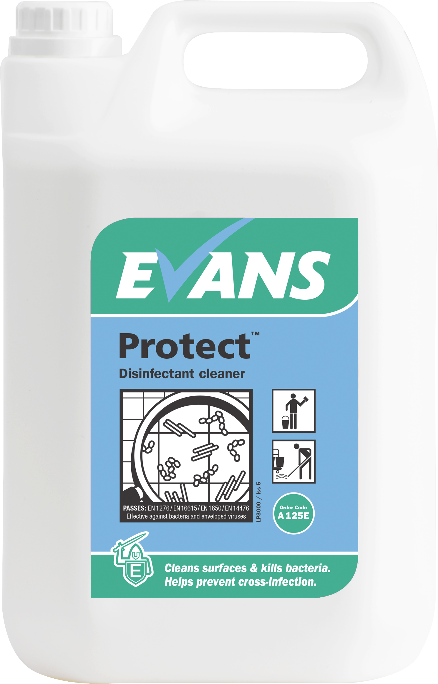 Evans Protect Perfumed Disinfectant Cleaner 5Ltr 2 Pack