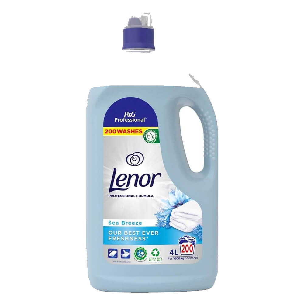 Lenor Professional Sea Breeze Fabric Softener 4 Ltr