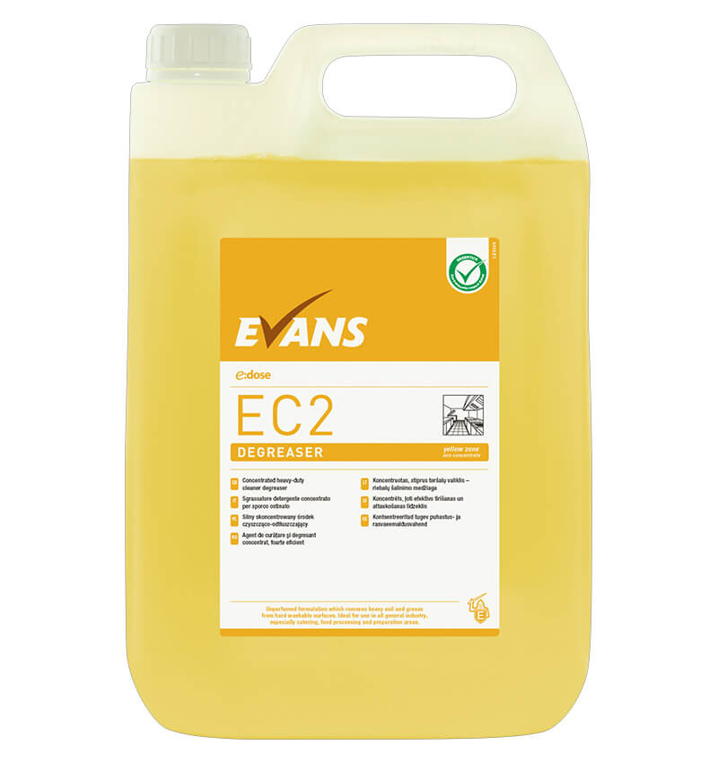 Evans E Dose EC2 Heavy Duty Degreaser 5Ltr