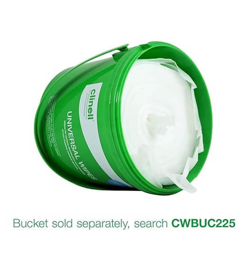 Clinell Universal Wipes Bucket Refills 225 Wipes