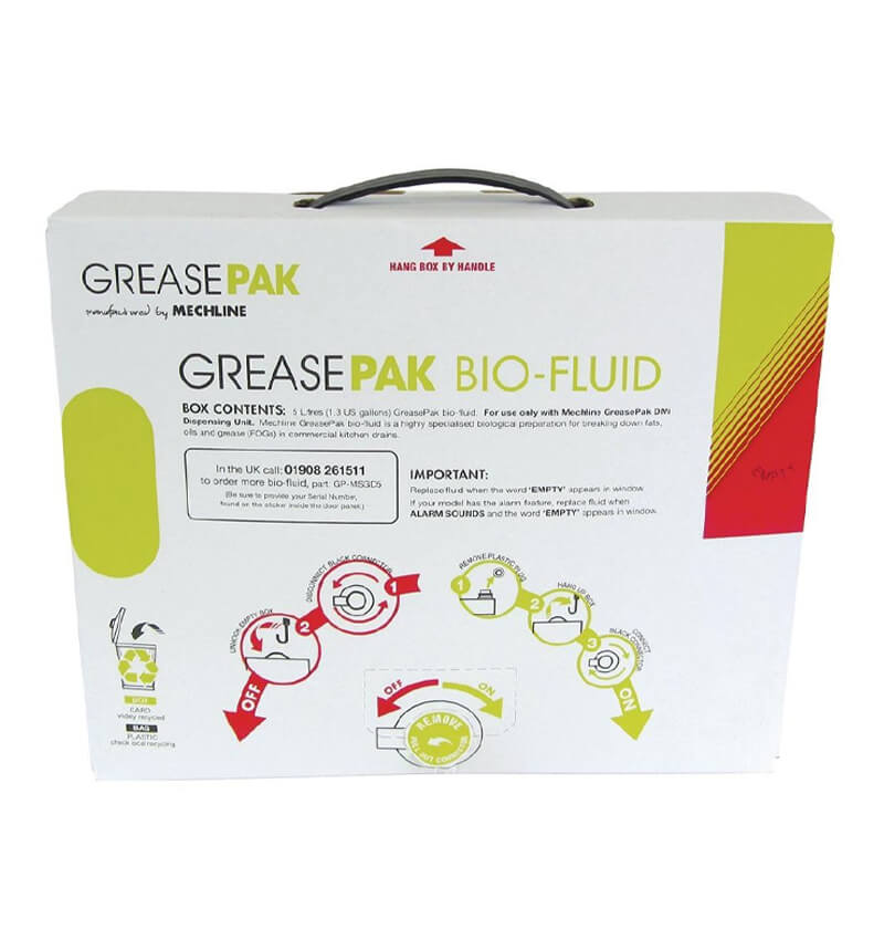 Grease Pak Bio Dosing Fluid 3 X 5Ltr Box