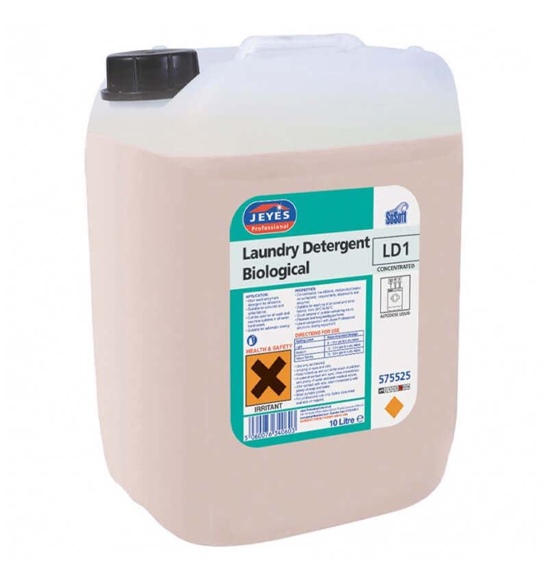 Jeyes LD3 Low Foam Biological Laundry Liquid 10Ltr