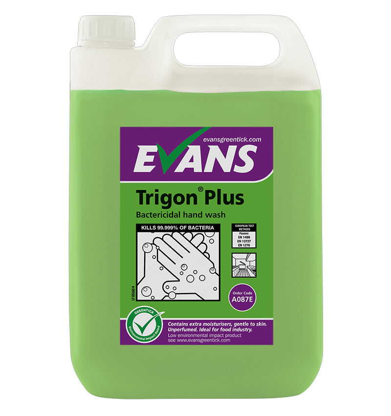 Evans Trigon Plus Antibac Hand Soap 5Ltr 2 Pack