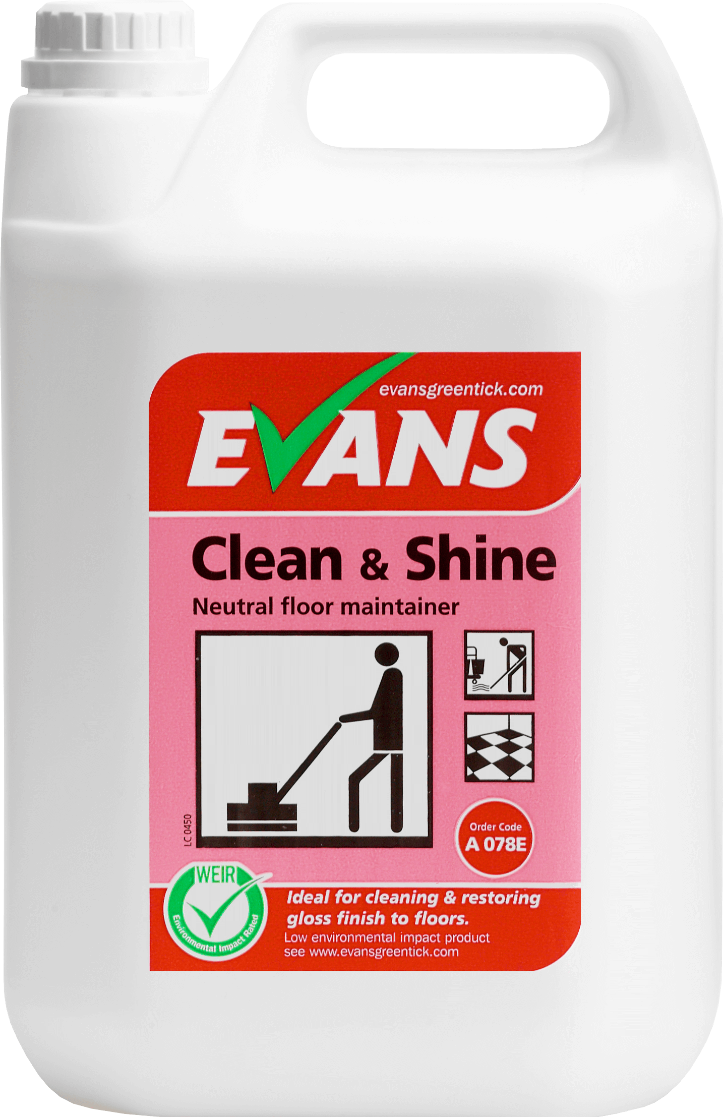 Evans Clean and Shine 5Ltr 2 Pack