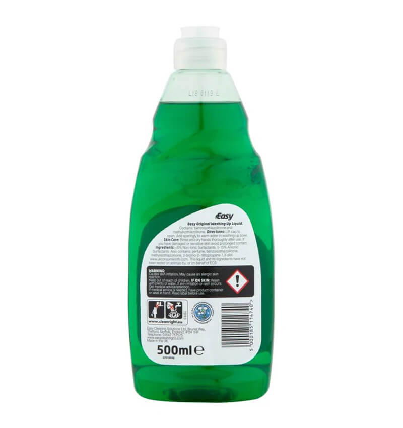 Easy Washing Up Liquid 500ml 8 Pack