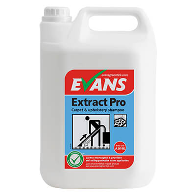 Evans Extract Low Perfumed Carpet Extraction Cleaner 5Ltr 2 Pack