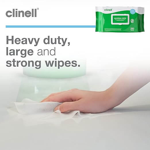 Clinell Universal Sanitising Wipes 200 Wipes