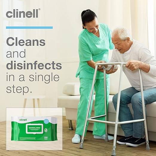 Clinell Universal Sanitising Wipes 200 Wipes