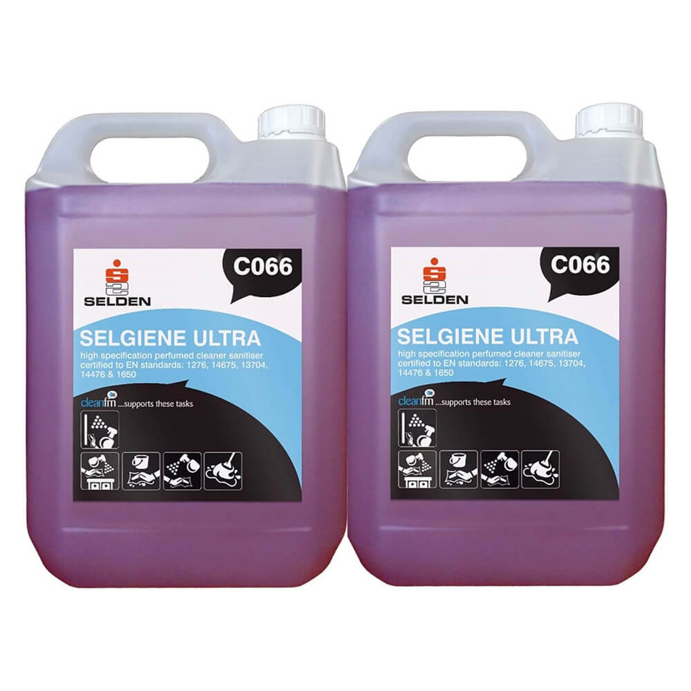 Selden C066 Selgiene Ultra Perfumed Virucidal Cleaner 5Ltr 2 Pack